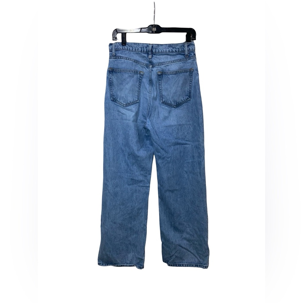 Reformation Wilder High Rise Wide Leg cropped Jeans - Dillon size 28 - Picture 4 of 7